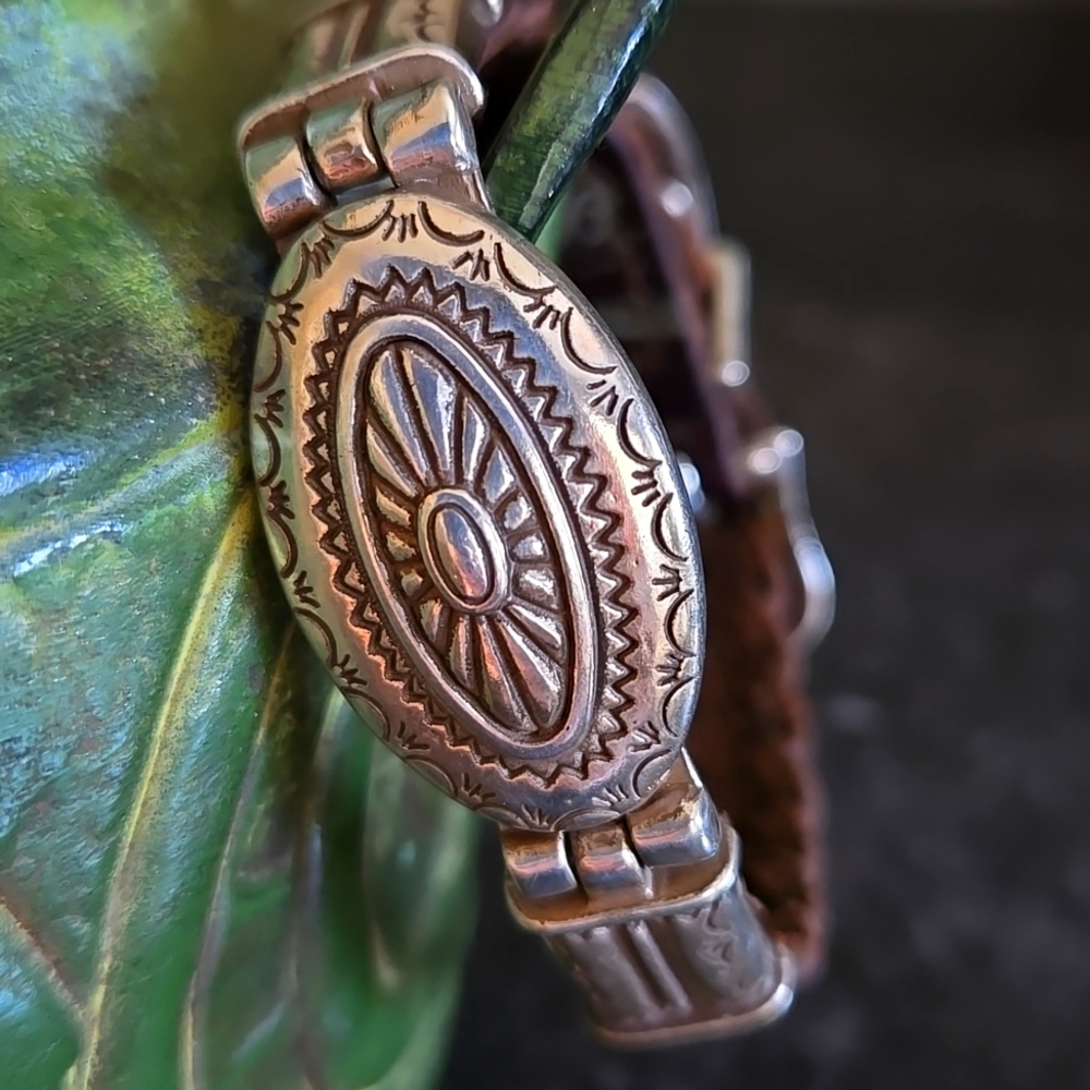 🌹Brighton Leather & Silver Bracelet